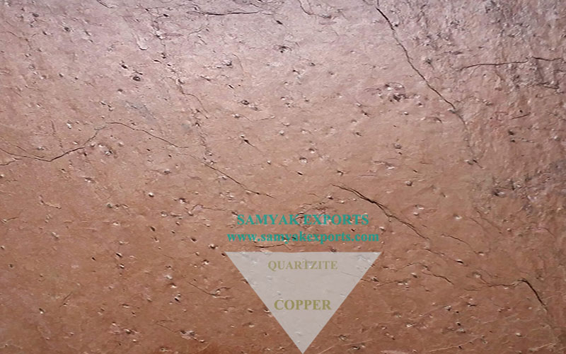 Copper Quartzite Tile Slab, Garden Flooring, Outdoor Paving, Pool Coping, Wall Coping Manufacturer And Supplier In India
